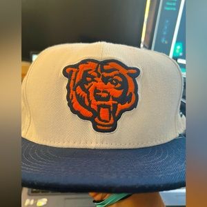 chicago bear new era snapback adjustable hat vintage collection flat bill